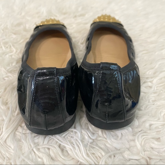Valentino Rockstar Leather Flats Sz 7 - Picture 7 of 11